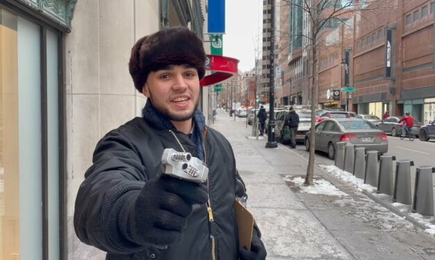 Un micro-trottoir (Vox pop) sur le conflit en Ukraine, réalisé à Montréal par Boris Bergeron